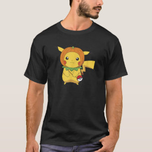 Pok mon Halloween Pikachu Pumpkin Costume T-Shirt