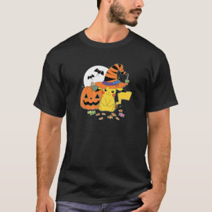 Pok mon Witch Pikachu With Candy Premium T-Shirt