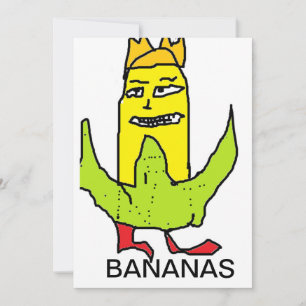 Poke Banana Invitation