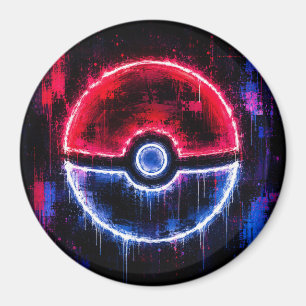 Pokéball Art Magnet