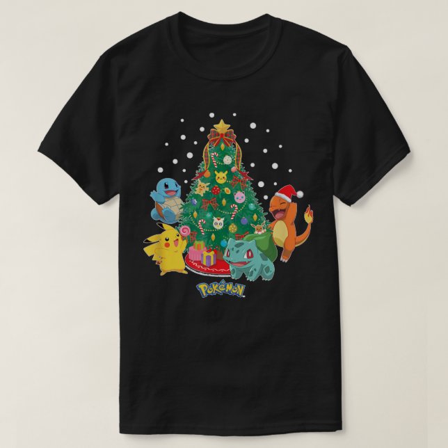 Pokémon Chrismas  Pokémon Chrismas ree  T-Shirt (Design Front)