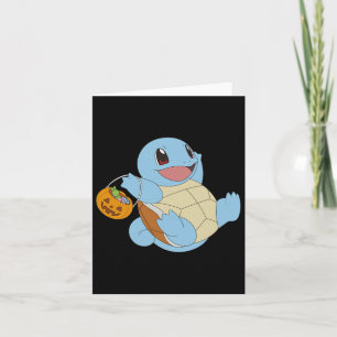 Pokémon Halloween Squirtle With His Trick Or Treat Card