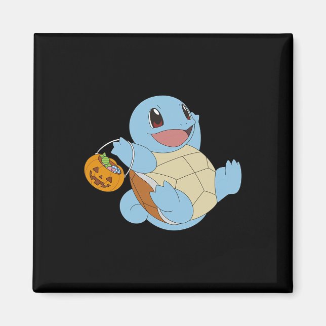 Pokémon Halloween Squirtle With His Trick Or Treat Magnet (Front)