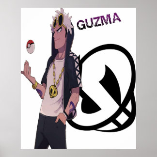 Pokémon Sun Moon  Guzma Poster