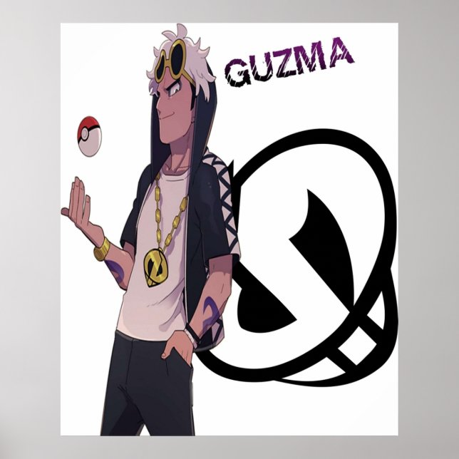 Pokémon Sun Moon  Guzma Poster (Front)