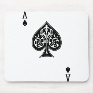 Poker Ace Card Mouse Mat