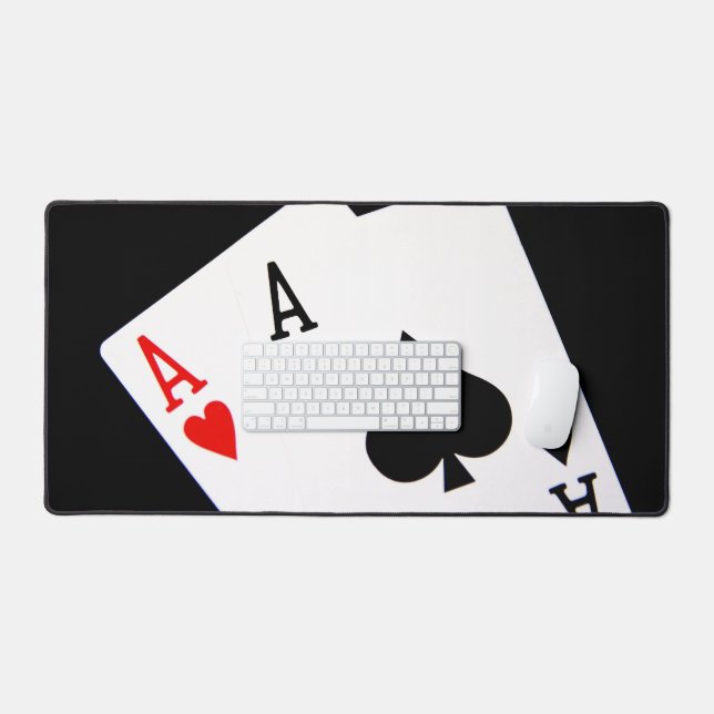 Poker Ace Desk Mat (Keyboard & Mouse)