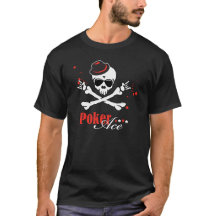 Poker Ace skull gambler