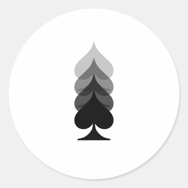 Poker Addict Classic Round Sticker (Front)