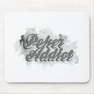 Poker addict mouse mat
