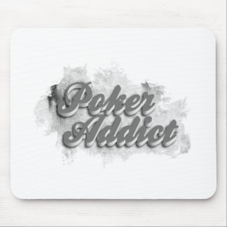 Poker addict mouse mat