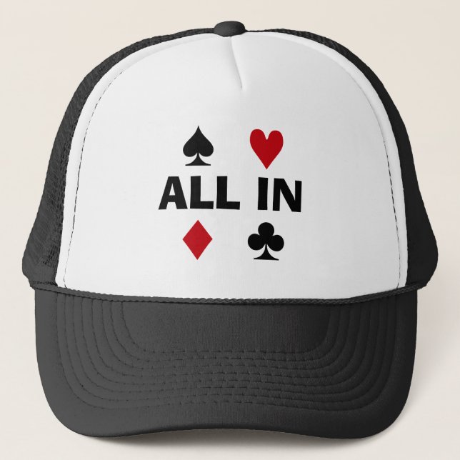 Poker Addict Trucker Hat (Front)