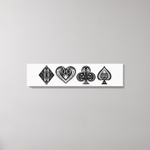 Poker Art Canvas Print