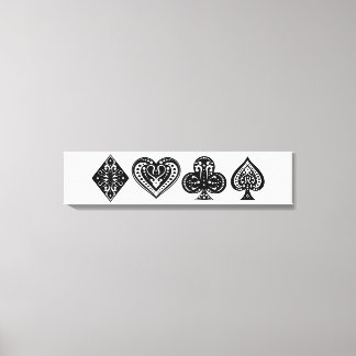 Poker Art Canvas Print
