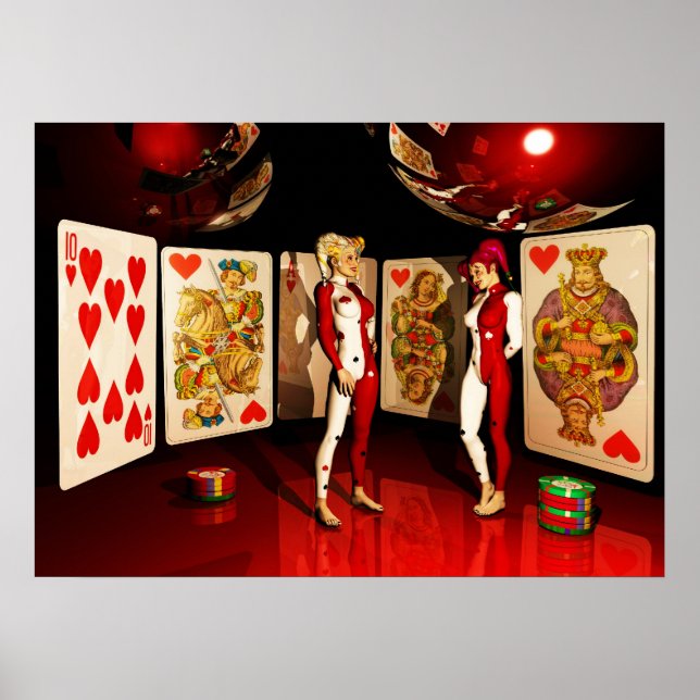 Poker Art Poster (Front)