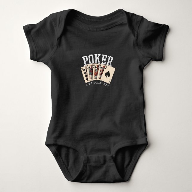 Poker Baby Bodysuit (Front)