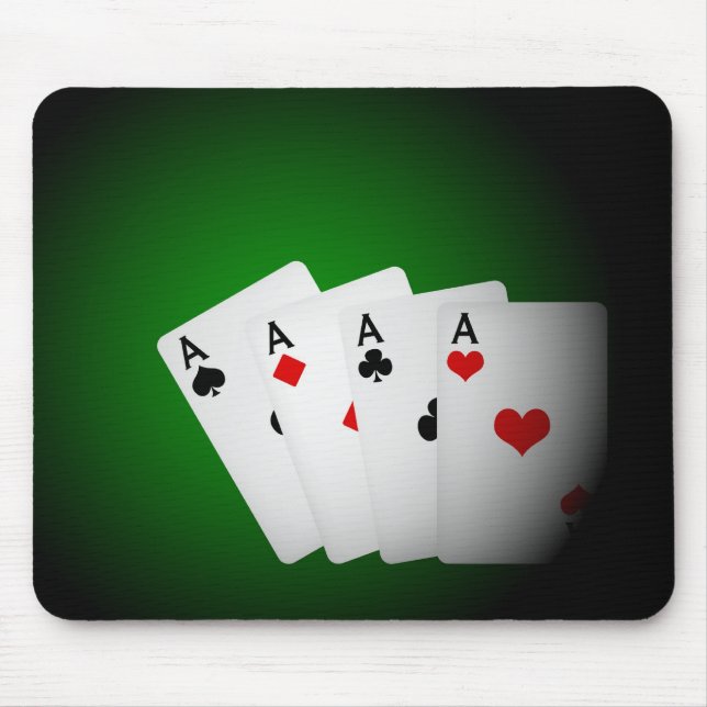 Poker Background Mouse Mat (Front)