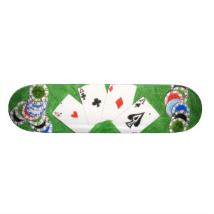 Poker Board by DJ Skateboard