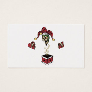 Poker Box Joker Zombie Skull