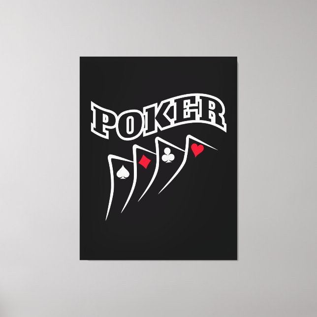 Poker Canvas Print (Front)