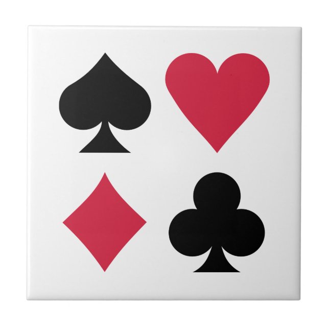 Poker card deck colours tile (Front)