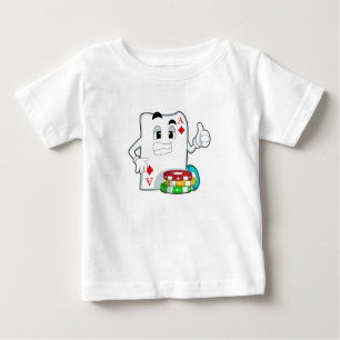 Poker card with Poker chips Baby T-Shirt