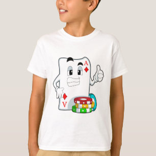 Poker card with Poker chips T-Shirt