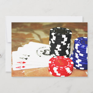 Poker Cards Aces Chips Gambling Casino Win Game