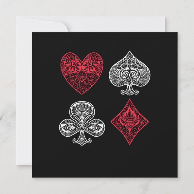 Poker Cards Casino Gambling Cards Player All In Gi (Front)