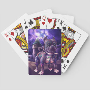 Poker Cards Franky They Pitbull Frankenstein