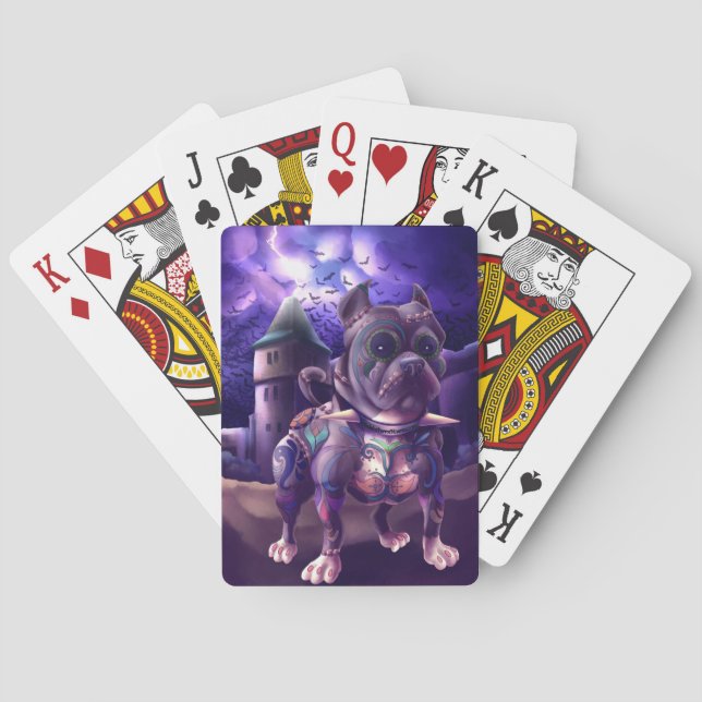 Poker Cards Franky They Pitbull Frankenstein (Back)