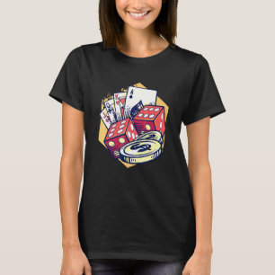 Poker Cards Money Card Game Player All In Gambling T-Shirt