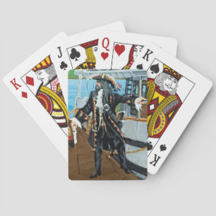 Poker Cards w portrait of Captain Jim Studley