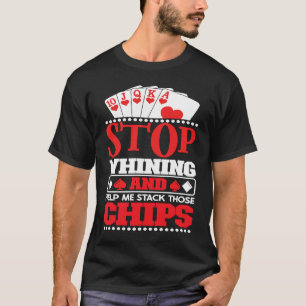 Poker Casino Poker Player Gambling Roulette Retire T-Shirt