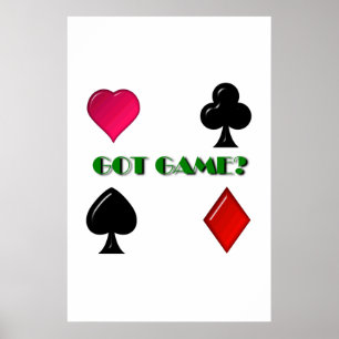 POKER CHAMPION POSTER "GOT GAME"