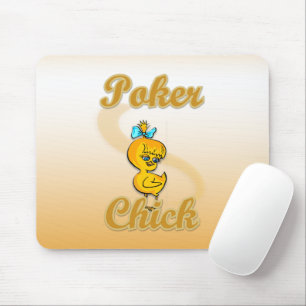 Poker Chick Mouse Mat