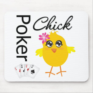 Poker Chick Mouse Mat