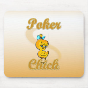 Poker Chick Mouse Mat