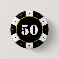 Poker Chip 50th Birthday Party