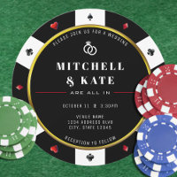 Poker Chip All In Wedding
