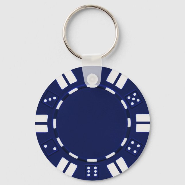 poker chip key chain (Front)