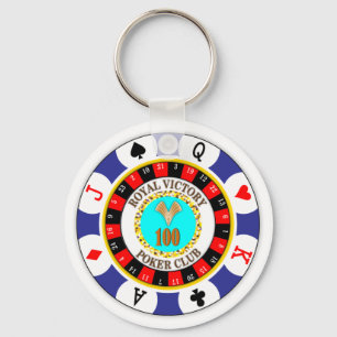 Poker Chip Key Ring