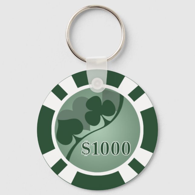Poker Chip Keychain (Front)