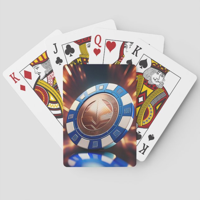 Poker Chip Playing Cards (Back)