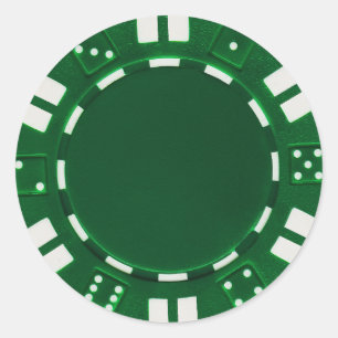 poker chip sticker