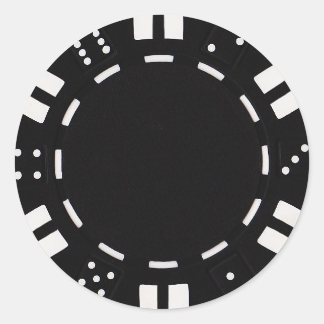 poker chip sticker (Front)