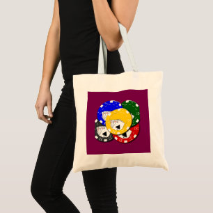Poker Chip  Tote Bag