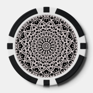 Poker Chip Tribal Mandala G385