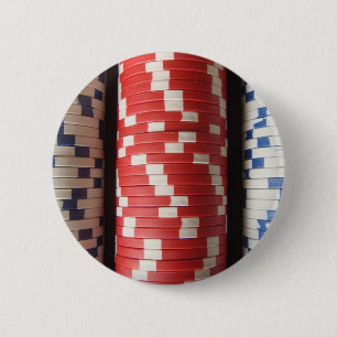 Poker Chips 6 Cm Round Badge
