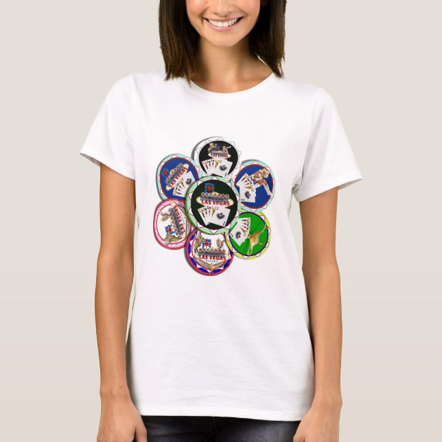 Poker Chips Galore T-Shirt (Front)
